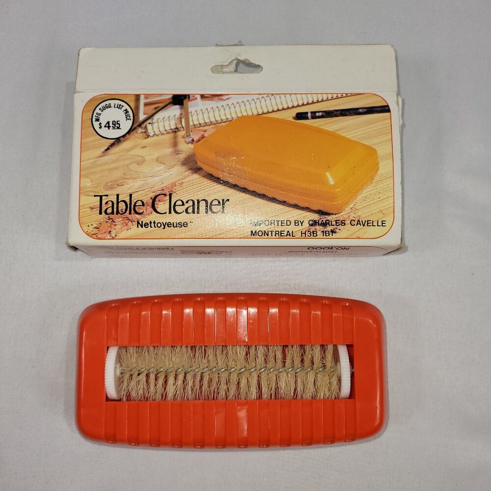 Nettoyeuse Vintage Table Cleaner Plastic Crumb Sweeper